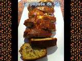 Cake au Roquefort, lardons et noix