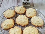 Cookies citron meringué et cubes de citron confit