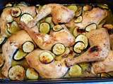 Cuisses de poulet aux courgettes