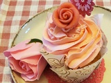 Cupcakes à la rose