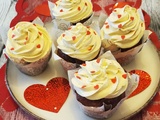 Cupcakes Red Velvet de la Saint-Valentin