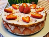 Entremets à la fraise