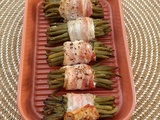 Fagots de haricots verts au lard au air fryer