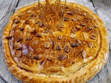 Galette des rois au beurre de cacahuètes et pépites de chocolat