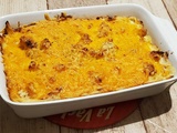 Gratin de chou-fleur aux lardons et cheddar