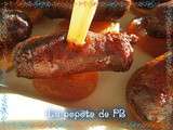 Mini brochettes de merguez et abricots secs