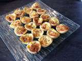 Mini tartelettes lardons fromage