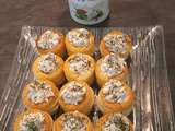 Mini vol au vent aux rillettes de thon