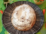 Moelleux amandes et fleur d'orange en œuf de Pâques