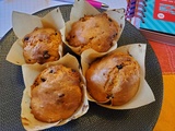 Muffins mascarpone et pépites de chocolat