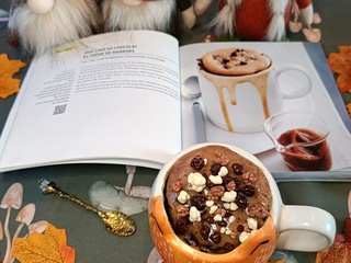 Mug cake au chocolat et crème de marrons