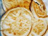 Naans au fromage au Kitchenaid