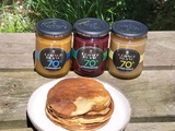 Pancakes aux bananes et beurre de cacahuètes