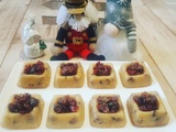 Petits gâteaux légers aux cranberries et épices de Noël