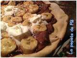 Pizza banane/nutella/chantilly