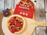 Pizza poulet, poivron et cheddar