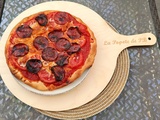 Pizza tomate chorizo
