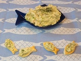 Rillettes de thon à l'avocat et ses petits poissons feuilletés