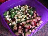 Salade estivale, inspiration franco italienne