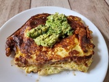 Sandwich omelette au cheddar et avocat - Compile Moi Un Menu