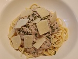 Spaghetti froides à la crème de thon