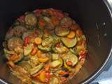 Tajine de légumes aux épices au Cookéo