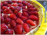 Tarte aux fraises du jardin