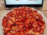 Tarte aux fraises sans cuisson