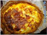 Tarte oignons, lardons