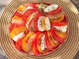 Thon fumé façon caprese