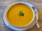 Velouté de patates douces et carottes au lait de coco au Thermomix