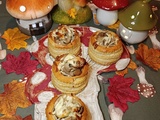 Vol au vent champignons, poulet et curry