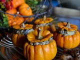 Petites courges farcies aux saveurs de l'automne