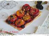 Tarte colorée aux prunes et à la confiture de mûres : pour une journée pleine de peps