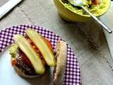 Hamburger au guacamole et steak haché maison