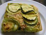 Quiche sans pâte courgettes/curry