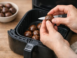 Châtaignes à l’air fryer : temps, températures et astuces