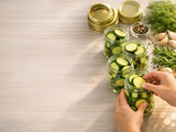 Comment faire des courgettes en bocaux : la recette