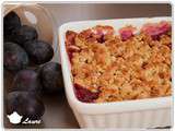 Crumble aux prunes