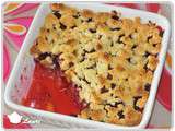 Crumble mangue et framboise [sans gluten]