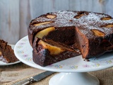 Gâteau aux poires et au chocolat sans gluten, une combinaison parfaite