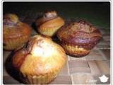 Muffins marbrés chocolat et fleur d’oranger