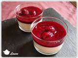 Panna cotta noix de coco et fruits rouges