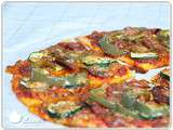 Pizza courgette et chorizo