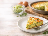 Quiche sans pâte aux courgettes râpées