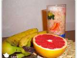 Smoothie banane-pamplemousse