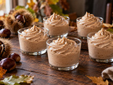 Trois ingrédients suffisent pour cette mousse aux marrons sans œufs ni gélatine