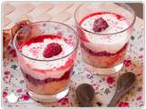 Verrine de pamplemousse curd aux framboises