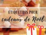 Etiquettes pour cadeaux de Noël