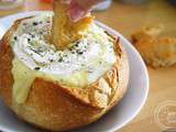 Fondue Bread aux trois fromages